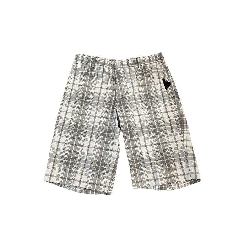 Nike Golf‎ Tour Performance Shorts M Plaid Grey